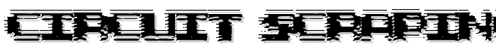 Circuit Scraping font